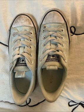 Converse Kids Light Mint Low Top Canvas Sneakers